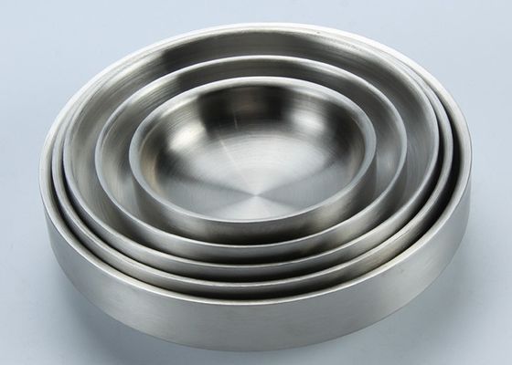 Eco Friendly Toddlers Steel Serving Plates 9cm 12cm 25cm