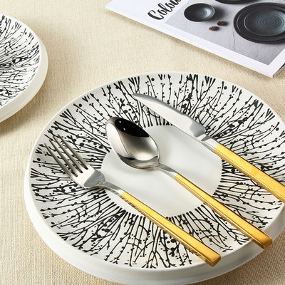 20pcs Stainless Steel Titanium Plating Golden Cutlery Set
