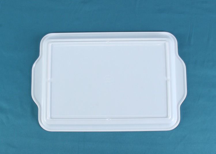 Odorless Melamine 16.75" Food Serving Tray With Handle